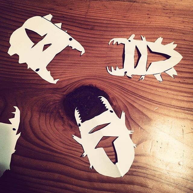 長男の作ったクワガタたち